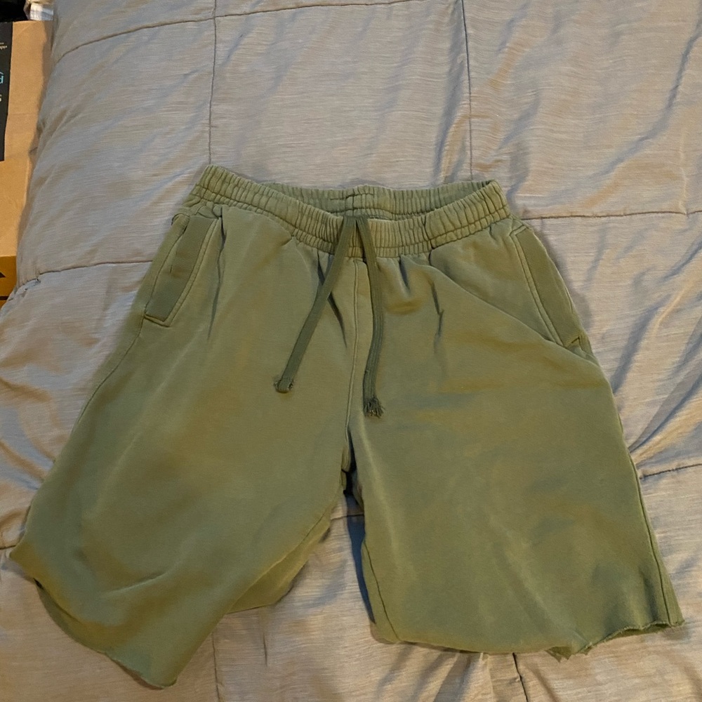 Russell sweatpants turned into shorts